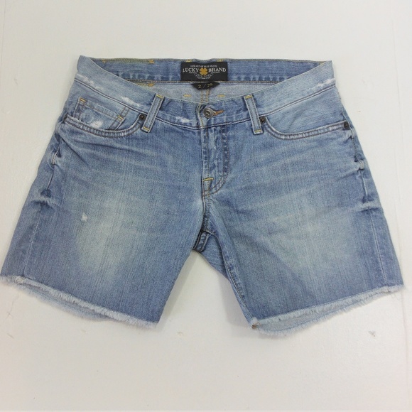Lucky Brand Pants - Womans Lucky Brand Denim Cut Off Style Shorts - 26